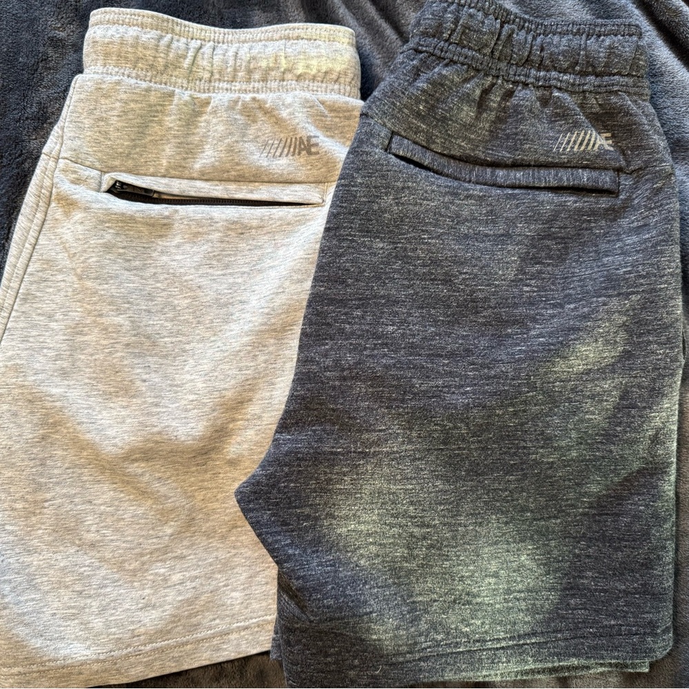 American Eagle Outfitters Gray and Black Athletic Shorts